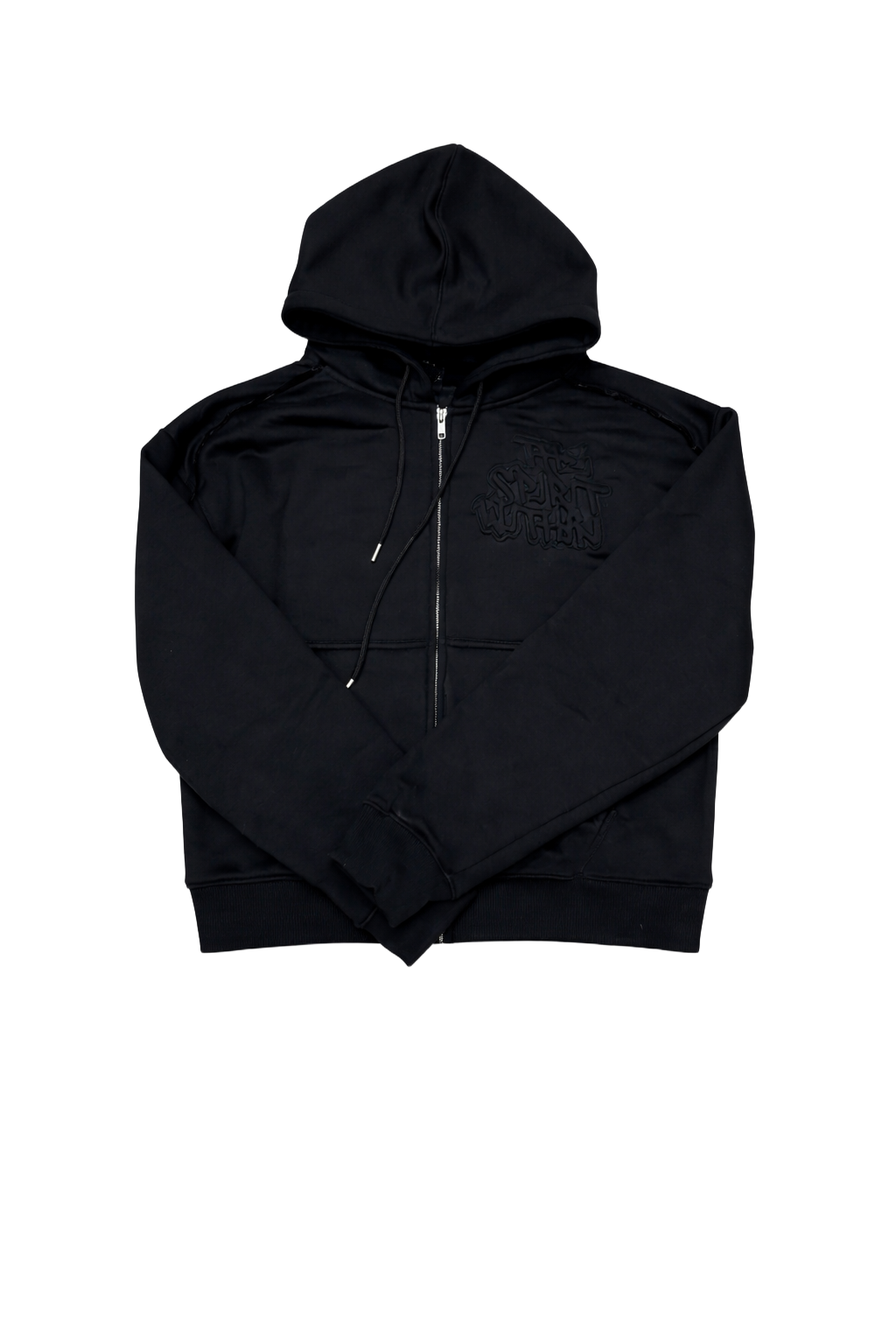 STEALTH MURAL ZIP-UP HOODIE