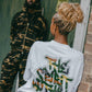 White Forest camo (OVERSIZED) Mural tee
