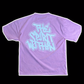 Blush pink mural tee