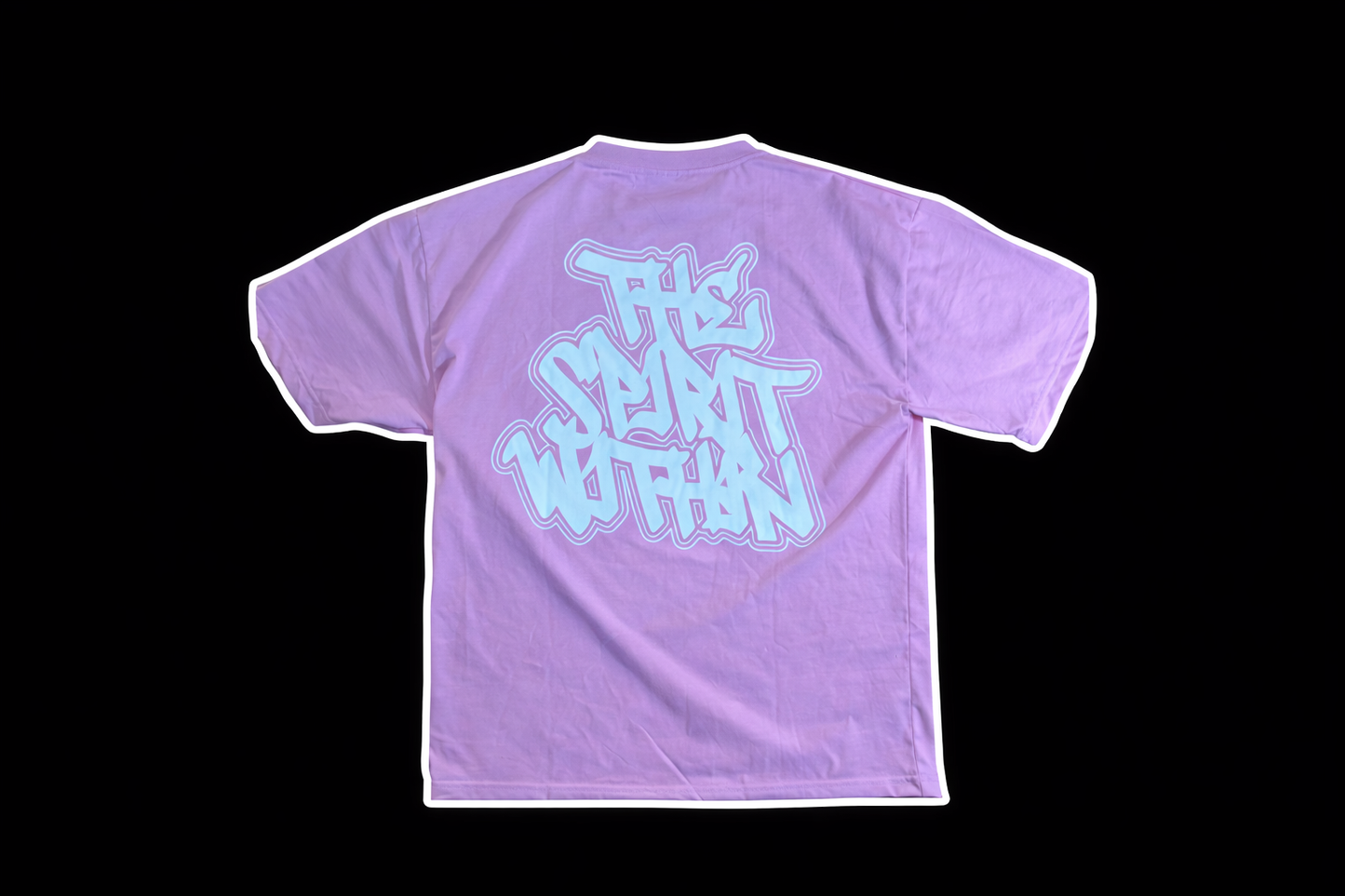 Blush pink mural tee