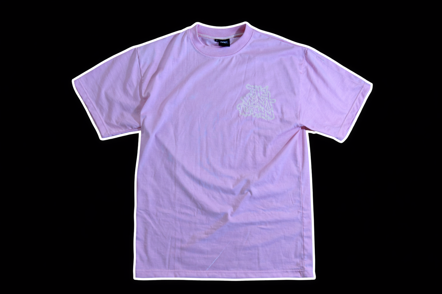 Blush pink mural tee