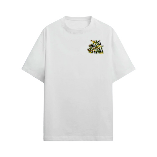 White Forest camo (OVERSIZED) Mural tee